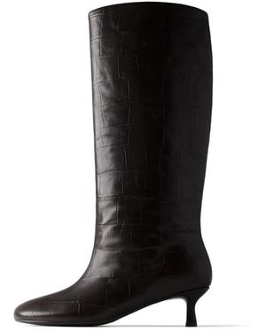 L37 Schoenen ,Bruin ,Leer Dancing With Shadows Hoge Laarzen - Zwart