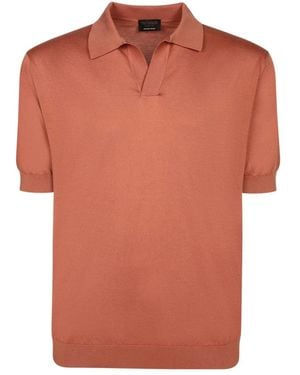 Dell'Oglio Polo Shirts - Orange