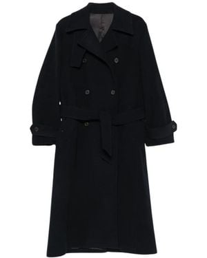 Paul Smith Double-Breasted Coat - Zwart