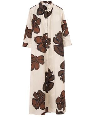 ROSSO35 Shirt Dresses - Neutro