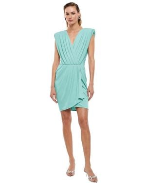 Imperial Wrap Dresses - Blue
