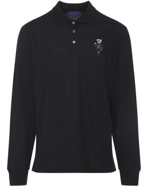Ralph Lauren Herrenbekleidung Pullover Schwarz Aw25 - Blau