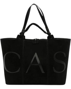 Casadei Tassen ,Zwart ,Tote Bags