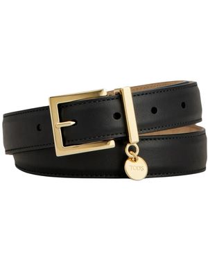 Tod's Accessoires ,Zwart Riemen