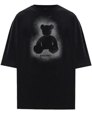 Palm Angels T-Shirts - Black