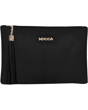 Kocca Tassen ,Zwart ,Leer Bag Adelex