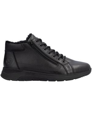 Rieker Lace-Up Boots - Black