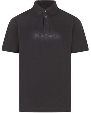 Palm Angels Polo Shirts - Negro