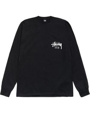 Stussy Tops ,Zwart ,Long Sleeve Top