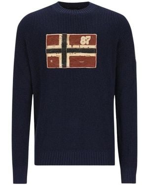 Napapijri Archive Knit - Blau