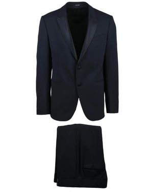 Emporio Armani Single Breasted Suits - Blue