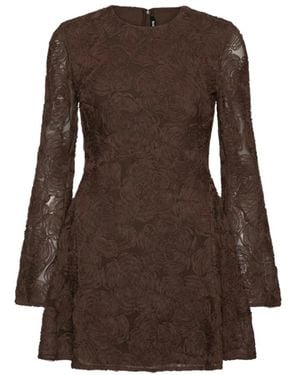 ROTATE BIRGER CHRISTENSEN Short Dresses - Brown