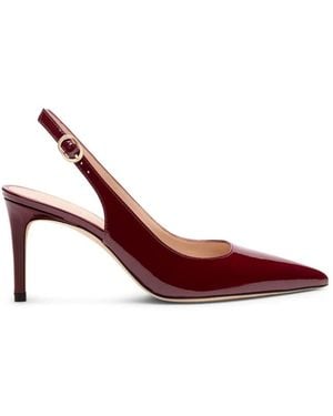 Stuart Weitzman Schoenen ,Rood ,Leer Power Slingback Pump 75