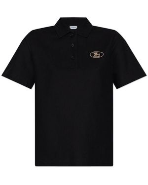 Burberry Polo Shirts - Black