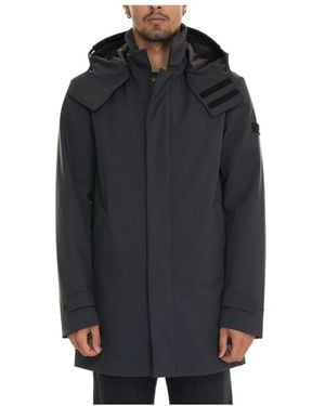 Peuterey Jas Met Afneembare Capuchon En Primaloft-Stof - Zwart