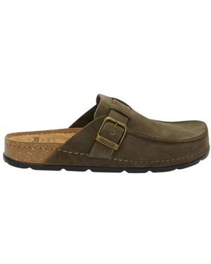 Scholl Mules - Marrone