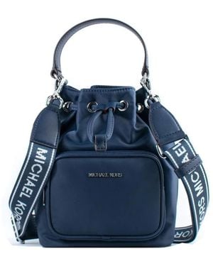 Michael Kors Khai Kleine Nylon-Bucket Bag - Blau