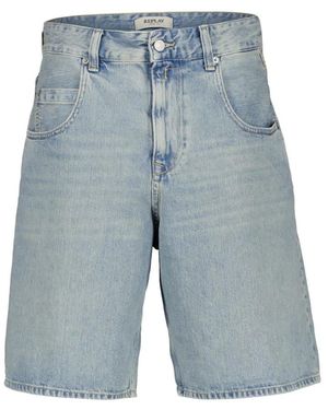 Replay Denim Shorts - Blu