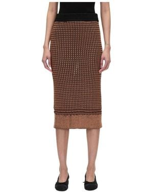 3.1 Phillip Lim Midi Skirts - Brown