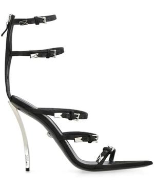 Versace High Heel Sandals - Negro