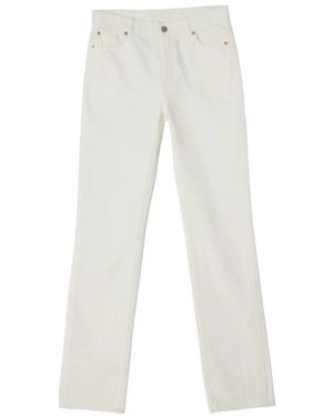 Teurn Studios Lange Gerades Jeans - Weiß