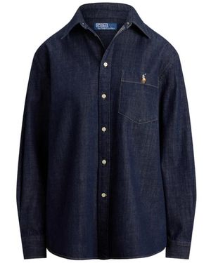 Ralph Lauren Klassiek Denim Overhemd - Blauw