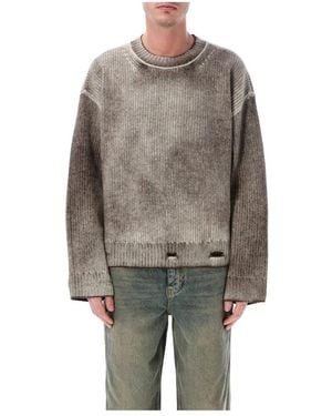 Represent Round-Neck Knitwear - Gray
