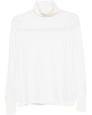 Alpha Studio Turtlenecks - White