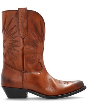 Golden Goose Cowboy Boots - Brown