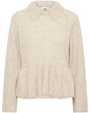 Karen By Simonsen Round-Neck Knitwear - Wit