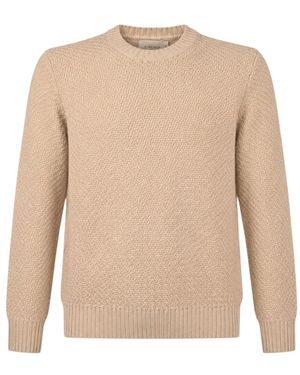 Circolo 1901 Trui Met Ronde Hals - Naturel