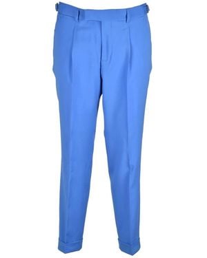 Paoloni Suit Trousers - Blue