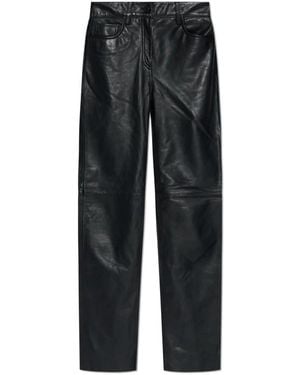 AllSaints Leather Pants - Gray