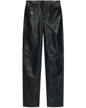 AllSaints Leather Pants - Gray