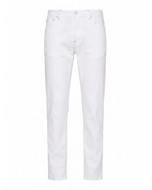 Kiton Slim Fit Jeans - White
