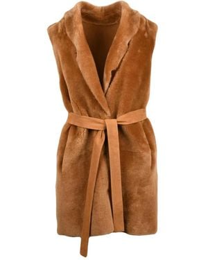 1972 DESA Faux Fur & Shearling Jackets - Marrón