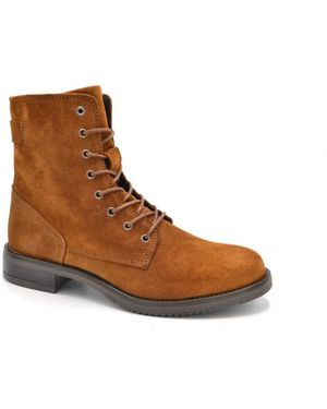Poelman Schoenen ,Bruin ,Stijlvolle Sneakers Voor Mannen