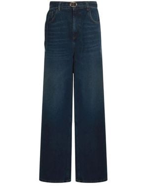 Twinset Wide Jeans - Azul