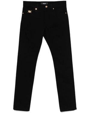Versace Slim-Fit Jeans - Negro