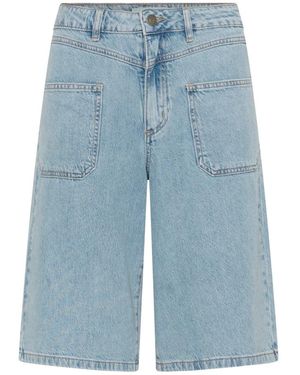 Kaffe Denim Shorts - Azul