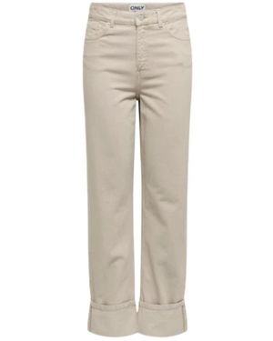 ONLY Straight Jeans - Natural