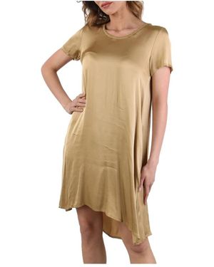 Manila Grace Mini Jurk - Naturel