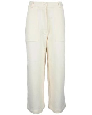 Love Moschino Straight Trousers - White