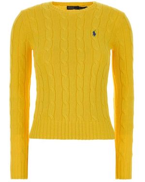 Polo Ralph Lauren Round-Neck Knitwear - Yellow