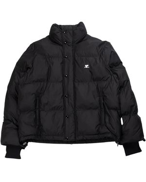 Courreges Nylon Puffer Jacket - Black