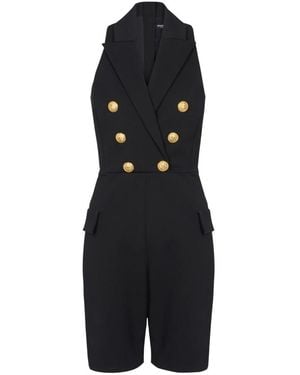 Balmain Playsuits - Black