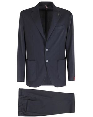 Santaniello Abito Tela Super - Blau