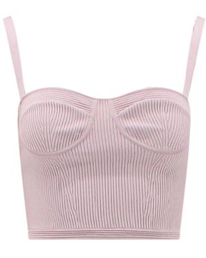 McQueen Sleeveless Tops - Morado