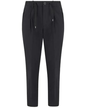Herno Slim-Fit-Hose - Schwarz