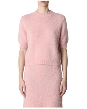 Roberto Collina Round-Neck Knitwear - Rosa